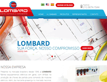 Tablet Screenshot of lombard.com.br